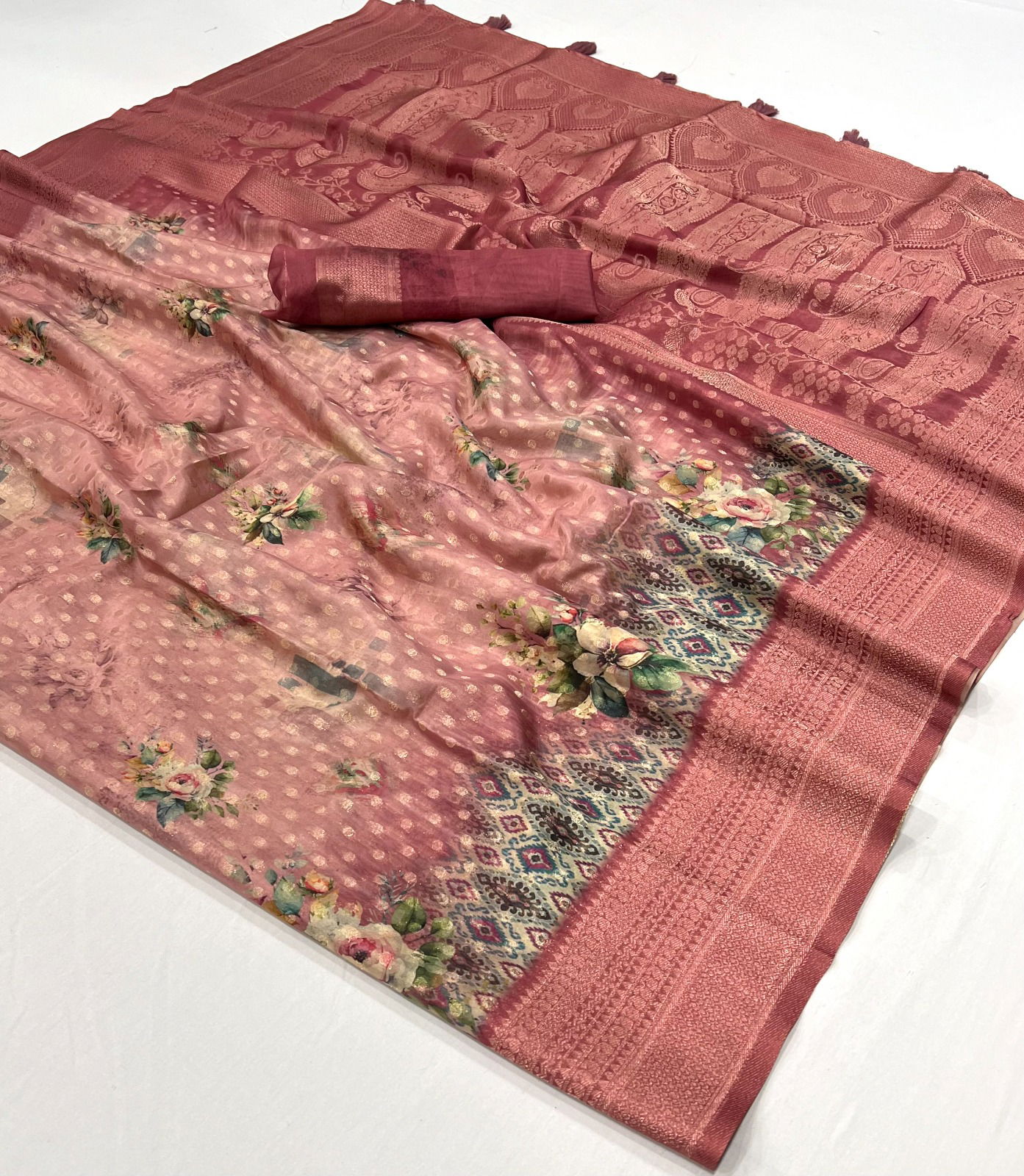 Simran By Src Georgette Digital Printed Sarees Wholesalers In Delhi